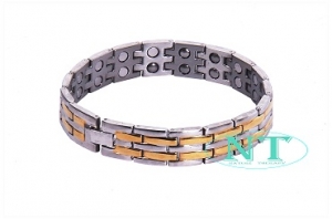 Titanium Bio Magnetic Bracelet – TITSKU007 Manufacturer Supplier Wholesale Exporter Importer Buyer Trader Retailer in Mumbai Maharashtra India